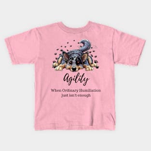 Cattledog agility humiliation Kids T-Shirt